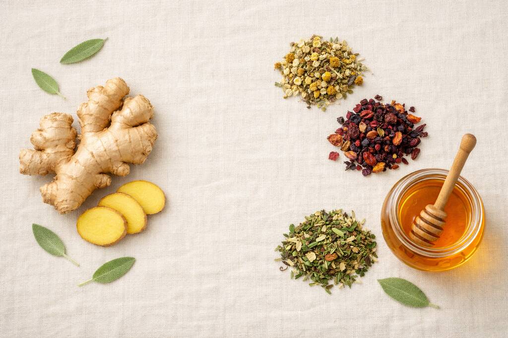 Natural Ingredients Background